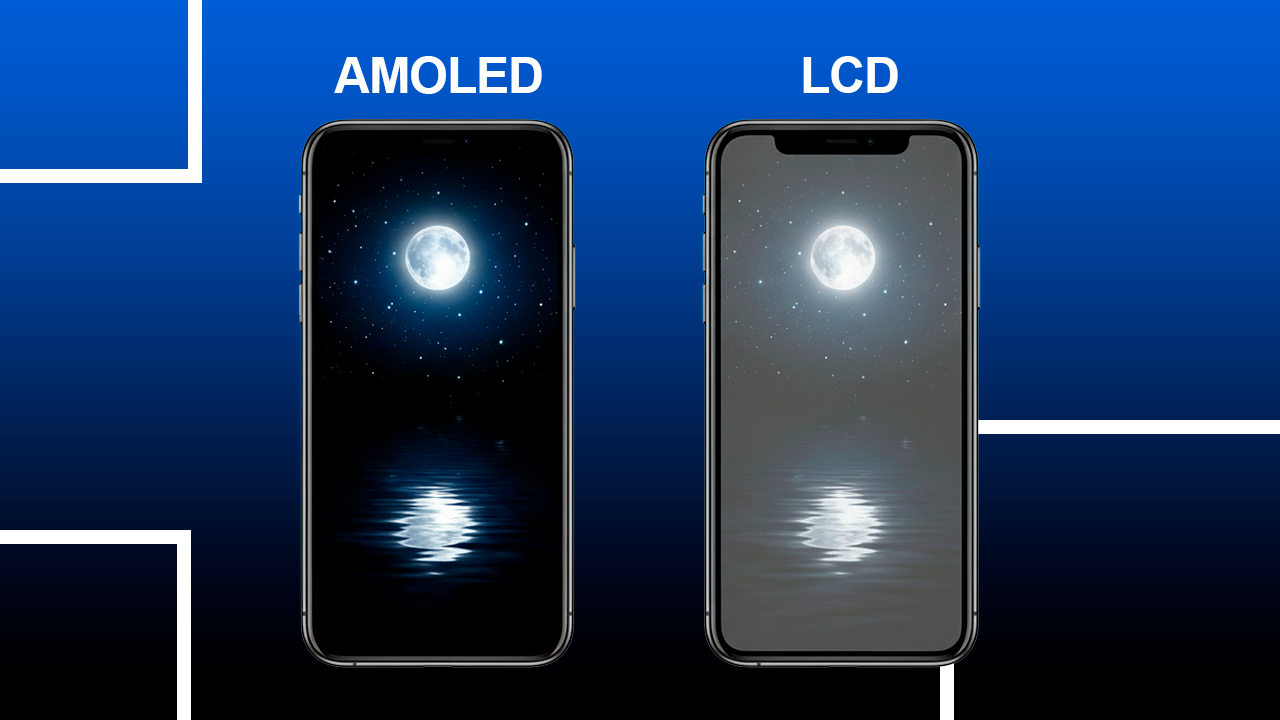 tela amoled vs lcd. diferenças no uso diário